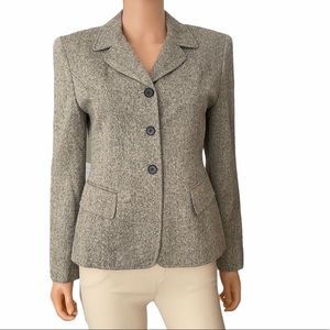 NWOT Jones New York silk wool blazer